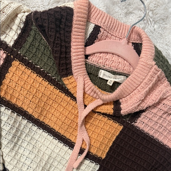 Gilded Intent Multicolor Patchwork Turtleneck Sweater - Picture 3 of 6